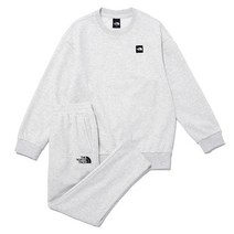 [노스페이스] 키즈 데일리 EX 스웻 세트 NM5MP06T_OTM