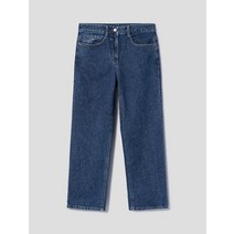 KUHO 슬림 스트레이트 Fit Ankle 데님 팬츠 블루