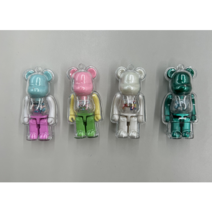 BE@RBRICK 베어브릭 키링 열쇠고리 키홀더 베어브릭 케이스 베어브릭 랜덤피규어, 100%OEM랜덤제품