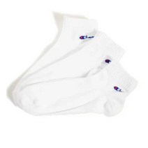 챔피온 CHAMPION 로고 남녀공용 쿼터랭스 양말 3켤레 세트