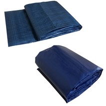 방수포 천막 그라운드시트 덮개 캠핑 호루 천막지 호로 갑바 feeltastic, 2.6M x 3.6M 고급지 청색