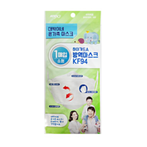 대박이네 하이가드 식약처인증 KF-94 방역마스크 소형 60개/90개/100개, 300개, 화이트