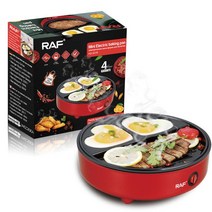 가정용 로스터기 원두 커피볶는 기계 800W 프라이팬 아침 식사 미니 올인원 가정용 EU 기계 붙지 않는 열, 02 빨간_01 EU