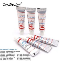 1Pcs 스테인레스 스틸 W0.5-W40 연마 바늘 도구 파이프 유리 금속 그릿, W1 - 그릿 8000