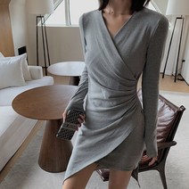 코지 여자 20대 클럽갈때 필수아이템 랩스타일 고급 숏원피스
