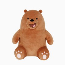 맥스토어 위베어베어스 동물인형, 그리즐리 싯팅 25cm