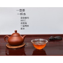 삐삐주전자 Zhuni 보라색 모래 냄비 Mengchen 스타일 미니 배 모양의 물 주전자 용량 80CC 개인, [01] 자홍색