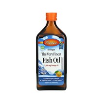 Carlson Labs 칼슨 순수 정제 생선 오일 500ml 오렌지 The Very Finest Fish Oil Natural Orange 1600mg 비타민 A D E 오메가 3