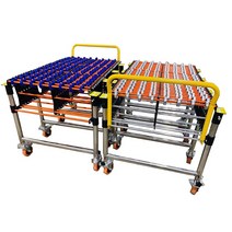 이동식 컨베이어벨트 자바라 택배 물류정리 하역 창고, 폭 500mm 및 1미터