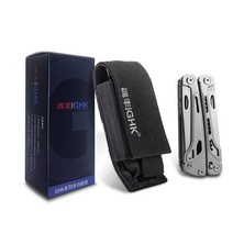 GHK 디자인 멀티 툴 접이식 플라이어 케이블 와이어 커터 큰 가위 포함, [01] 4.3 Inches, [01] GHK13