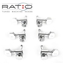 Graphtech - Electric Ratio Locking 3x3 Contemporary / 그라프텍 락킹 헤드머신 Chrom (PRL-8311-C0), *, *