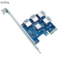 pci-e pci express 라이저 카드 1x 16x 1 4 usb 3.0 비트 코인 마이닝 광부 용 슬롯 승수 허브 어댑터 antminer btc riser, 없음