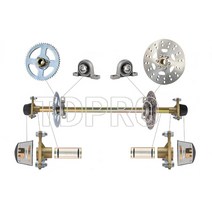 고카트 캐리어 허브 49110cc ATV 쿼드 버기 고 카트 키트가 있는 완전한 리어 백 액슬 어셈블리