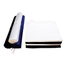 우리봉투 평판봉투(비포)검정 쓰레기 재활용 채소 야채봉투, 50매, 80L