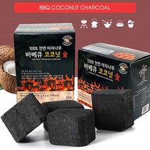 코코넛야자 큐브숯 2KG 4개 세트, 단품
