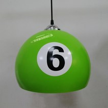 포켓볼 조명 당구장 인테리어 당구장 조명등, 300MM 넘버 샹들리에 (6호)
