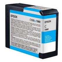 EPSON 정품플로터잉크 T580200 Cyan PRO3800 80ml, 1