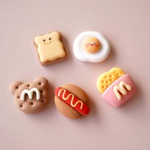 [올리브덴] 데코덴파츠 진저맨 쿠키시리즈 탑로더꾸미기 재료 탑꾸파츠, 핫도그