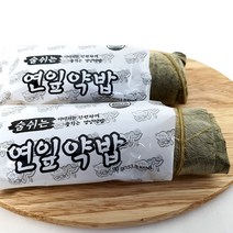 바른팜스 함양 숨쉬는 연잎 약밥 80g x 24개 간편간식 영양찰떡 영양떡