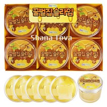 도로시 300 꿀벌집슬라임 투명 말랑 클리어슬라임 1Box(6개입)