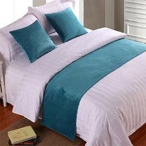 유럽 스타일 럭셔리 벨벳 침대 2 개 콘솔 데코 주방소품 테이블, 50x260cm Bed Runner, 04