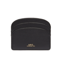 A.P.C. 아페쎄 하프문 카드홀더 PXAWV-F63270 BLACK