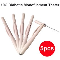 당뇨병 모노 필라멘트 테스터 펜 발 탐침 내분비 신경 피부 접촉 바늘 진단 도구 5 개 333266