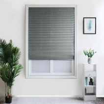 자동블라인드 베란다 전동 알루미늄 자기 접착 Pleated 블라인드 하프 블랙 아웃 Windows 커튼 부엌 욕실 발코니 커피사무실 창 음영