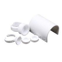 GHSHOP 속눈썹 이식 뿌리 디바이더 홀더 속눈썹 연장을 위한 살롱 도구, 0.39인치x0.39인치x0.39인치, 하얀색, 플라스틱