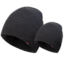 K2 니트 비니 1+1 겨울모자 방한용품 블랙+그레이