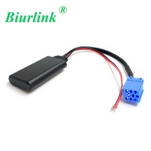 biurlink for blaupunkt 8pin mini iso audio aux in port 블루투스 모듈 수신기 for audi for becker, 없음