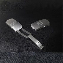 오메가 시계줄 스트랩 호환 18 20mm 대체 omg 버클 해마 슈퍼바 더블 프레스 폴딩 버클 솔리드 스틸 벨트 버클 액세서리