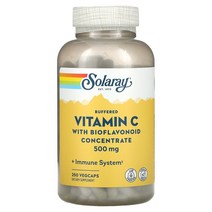 Solaray 바이오플라보노이드 중화 비타민 C 500mg 250베지캡슐, 250 Count
