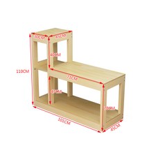 원목 축양장 수조 어항받침 다이 DIY 테이블 선반, 길이70폭45높이70x길이30폭45높이110