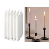 이케아 JUBLA 유블라 양초 19cm 20개입, 20개