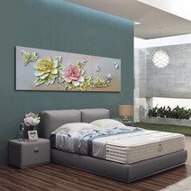 쇼핑아트 목단꽃부조액자3p(60-101) (7) 액자