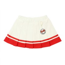 프렌치캣 [프렌치캣]WH 배색 플리츠 SK Q32DAS020-W1