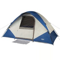 웬젤 태머랙 돔형 텐트, Blue + White, 6인