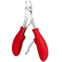 발톱연화제 무좀 티눈 1Pc 발가락 손톱깎이 손톱 교정 두꺼운 자란 발톱 니퍼 커터 죽은 피부 먼지 제거제, 빨간