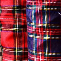 타탄체크 패턴 천 2color, 블루