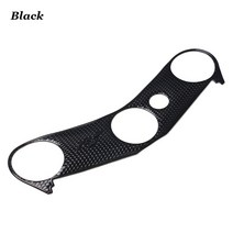 오토바이 부품 Yamaha YZF-R1 YZF R1 2004- 2008 오토바이 탱크 보호 플레이트 포크 배지 스티어링 브래킷, 05 Black