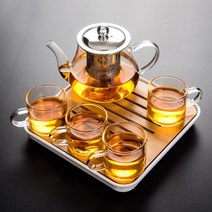 다기 다도 세트 가정용 녹차 홈카페 차잎 차마시기 손님접대 찻잔 전통, 옵션2
