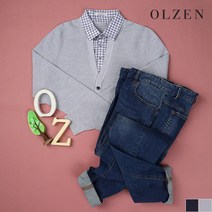 올젠 올젠 셔츠 레이어드 니트 가디건 (ZOB1ER1305)