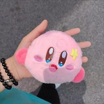 일본 산리오 크리에이티브 봉제 동전 지갑 멜로디 파차 개 헬로 키티 작은 가방 귀여운 학생 헤드폰 휴대용 메이크업 가방, 11cm kirby 2