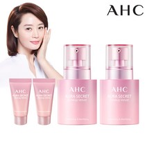 [겨울특가전] [뽀송커버톤업] AHC 아우라 시크릿 톤업 벨벳 35g 2개+[GIFT] 10g 미니벨벳 2개, 옵션선택:001G01)톤업벨벳