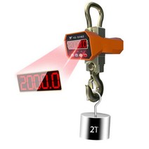 매달림저울 디지털 호이스트 크레인 저울 정미 측정, 무선 휴대용 디스플레이 10톤