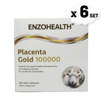 뉴질랜드 엔조헬스 양태반 플라센타 골드 100000 100캡슐 6개, 100정