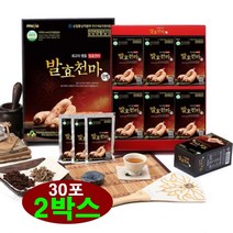 발효 천마 진액 천마니 무주천마 생천마 원액 천삼 게스트로딘 혈액순환 식품 천마효소 천연허브 스테비아 당귀 배농축액 고품격 건강즙 명품 천마제품 파우치 친환경 농법 순수원료, 2박스
