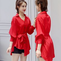 반팔 여름 여성 레이스랩 브이넥 프릴랩블라우스 페플럼 랩셔츠 플레어랩블라우스 허리 핀턱