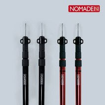 타프 4단 길이조절 슬라이드 폴대, 블랙